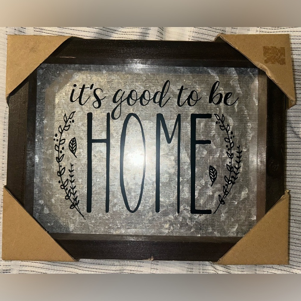 It’s good to be home wall decor